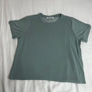 Teal blue PAXTON t shirt